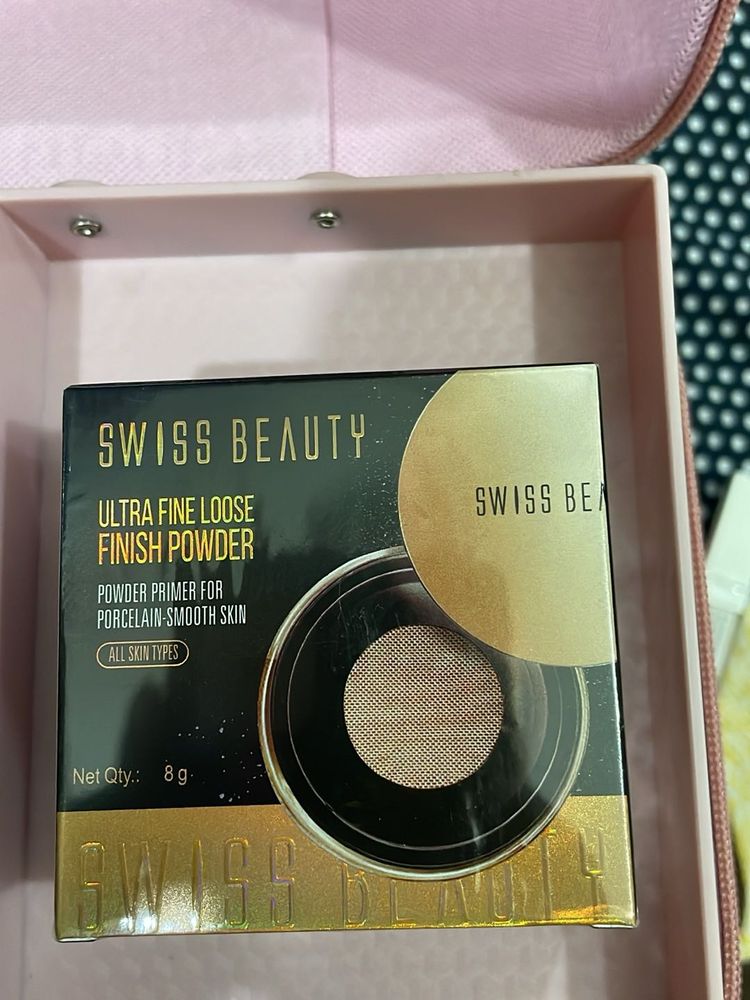 Swiss Beauty Loose Finish Powder + free primer