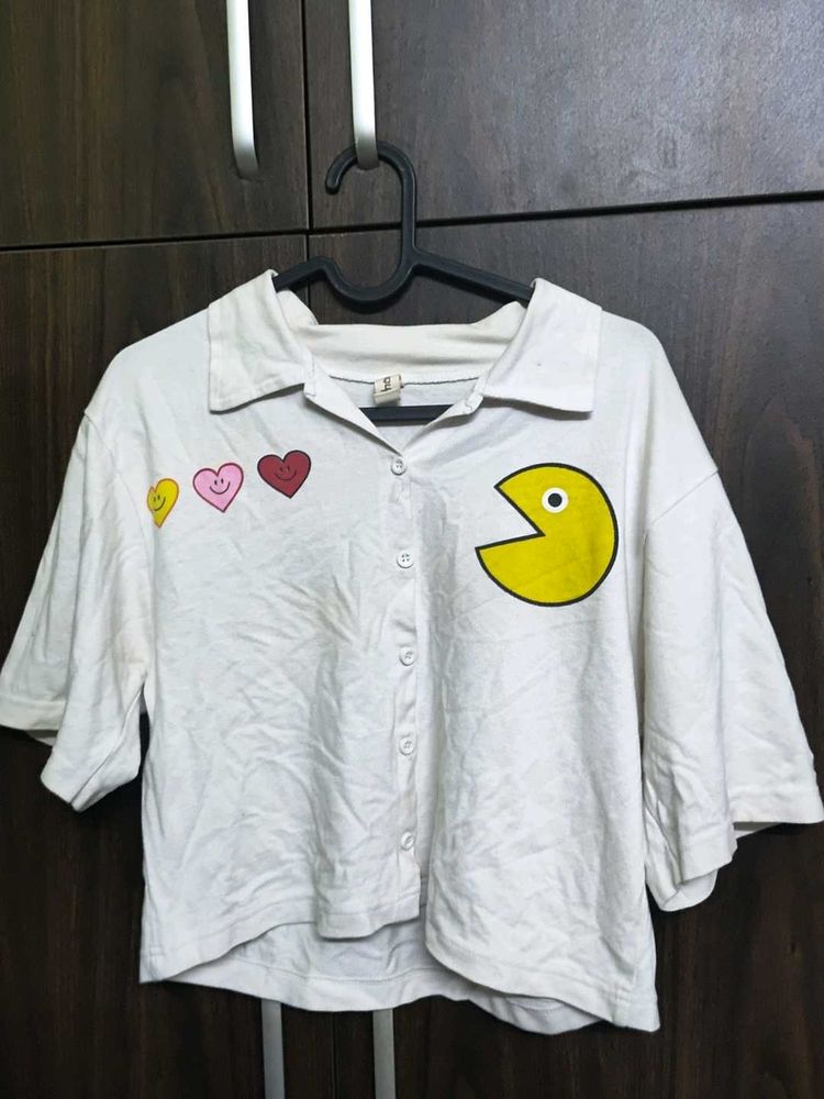 Pac-man and hearts Top