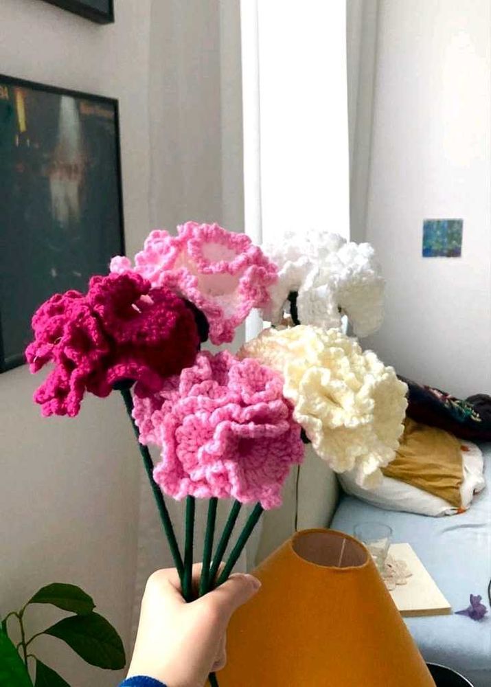 Crocheted Flowers Bouquet