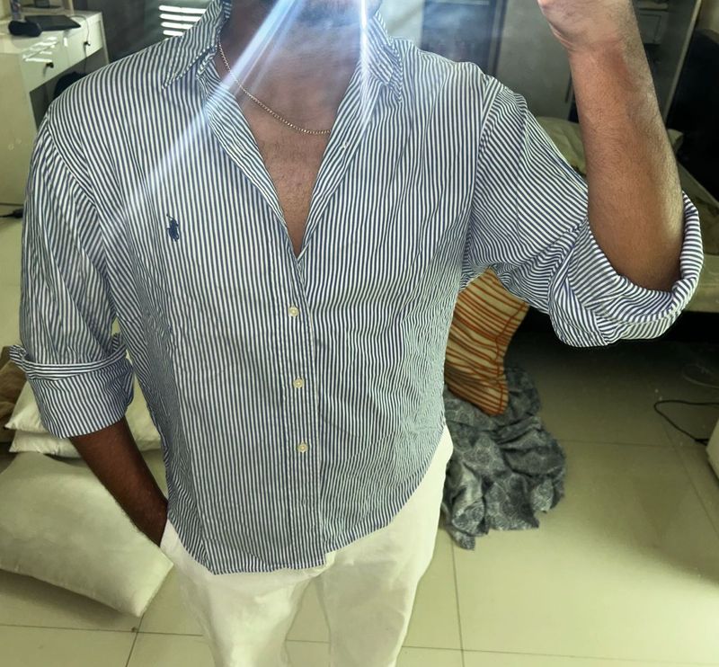 Ralph Lauren Men's Striped Classic Fit Shirt