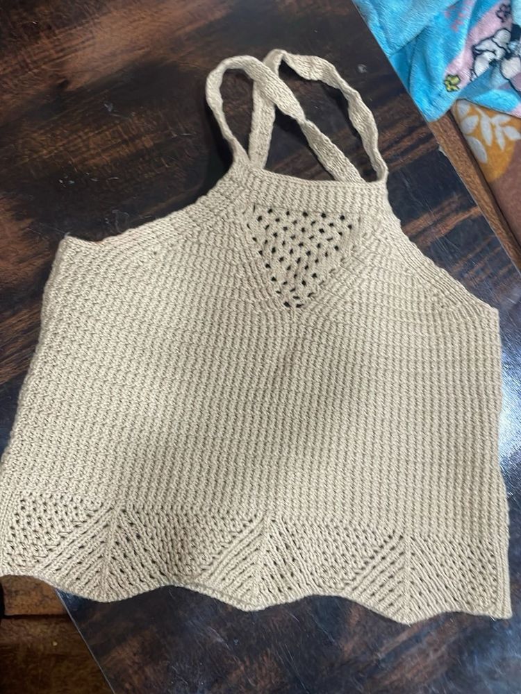 Crochet Halter Tank Top
