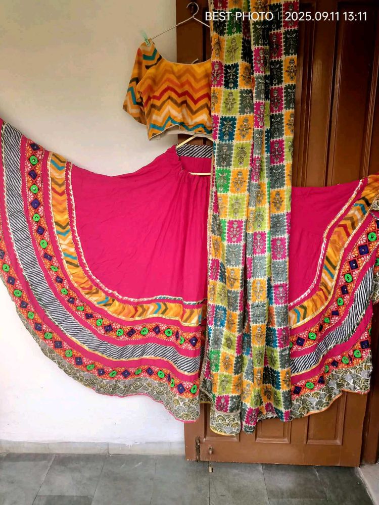 Vibrant Embroidered Lehenga Choli Set