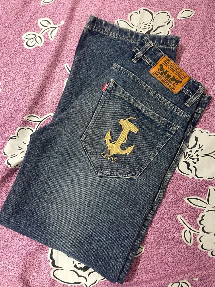Levi's Embroidered Anchor Jeans