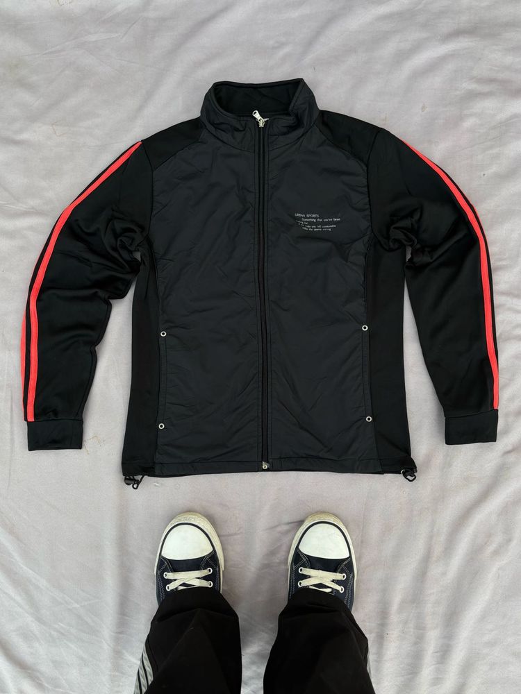 Black &amp; Red Track Jacket