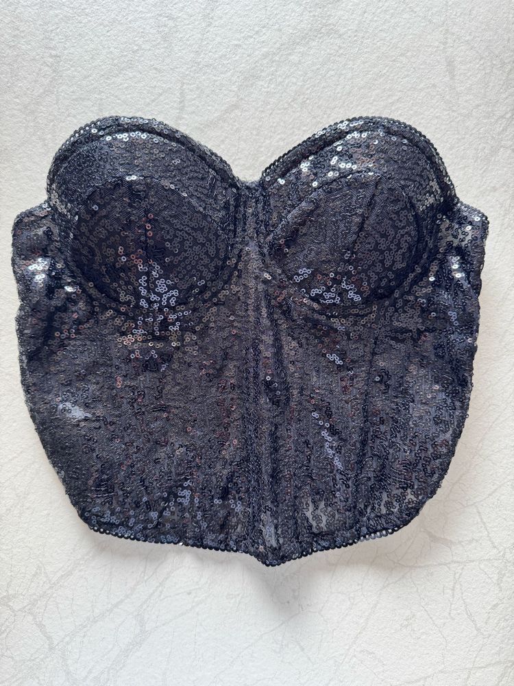 Sparkling Sequin Corset Top