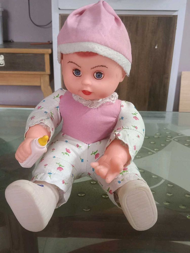 Cute Baby Doll with Bottle