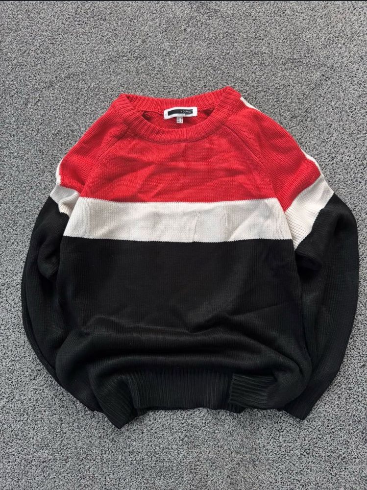 Color Block Knit Sweater
