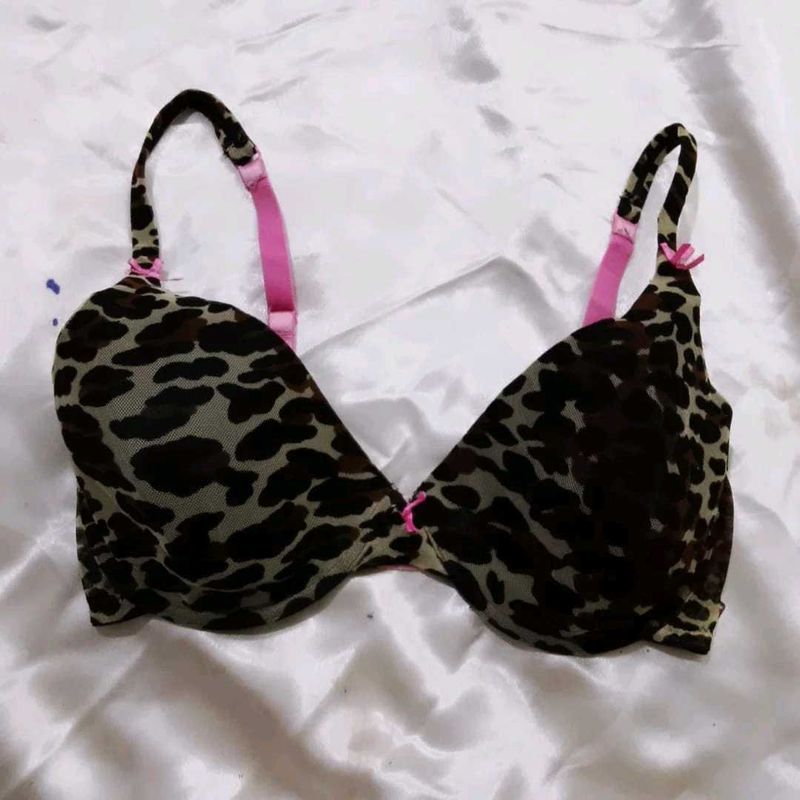 Animal Print Bra