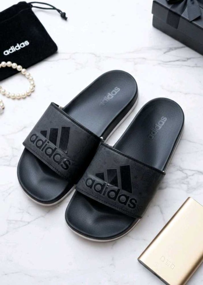 Adidas Black Slides