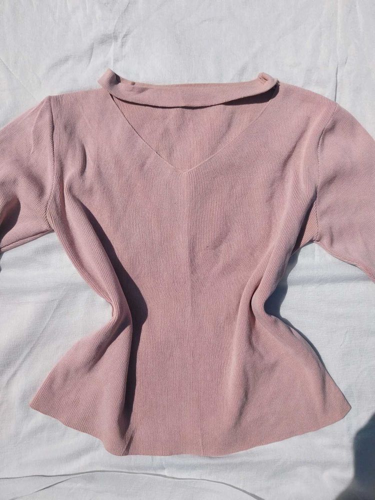 Keyhole Neckline Top