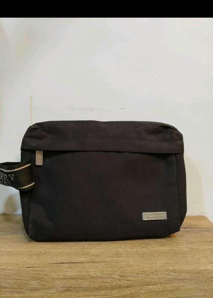 Black Travel Pouch Bag