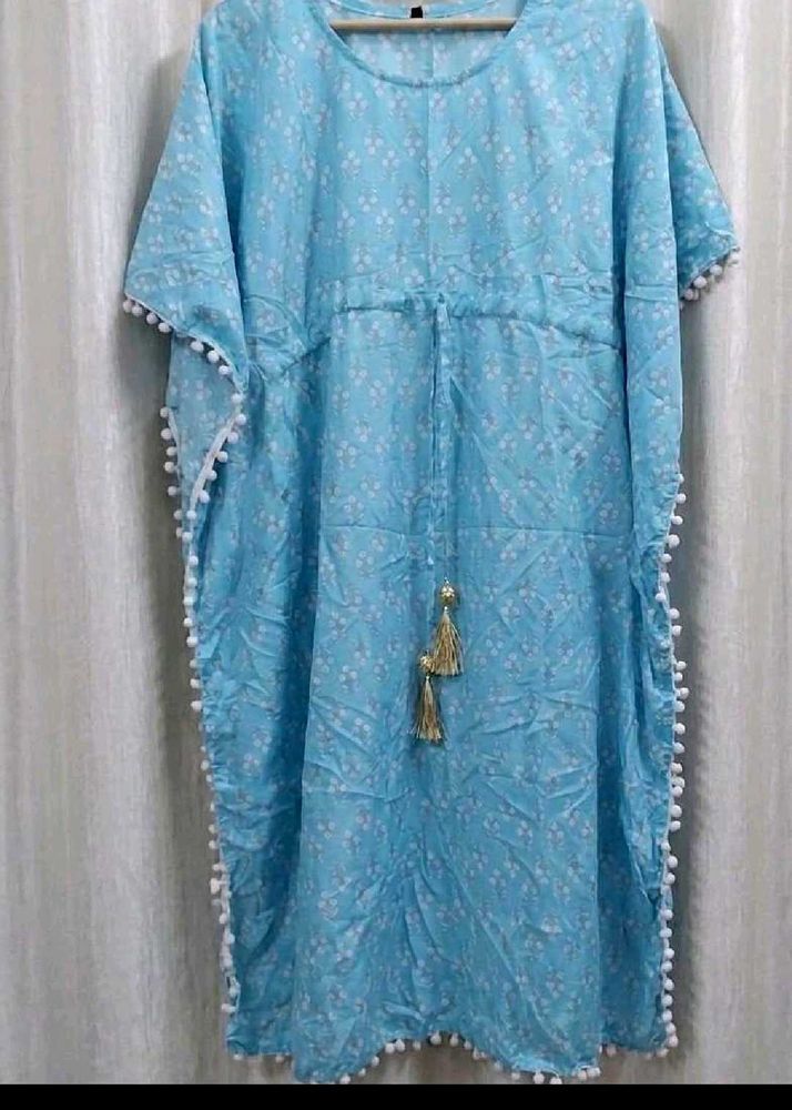Bohemian sky blue Kaftan