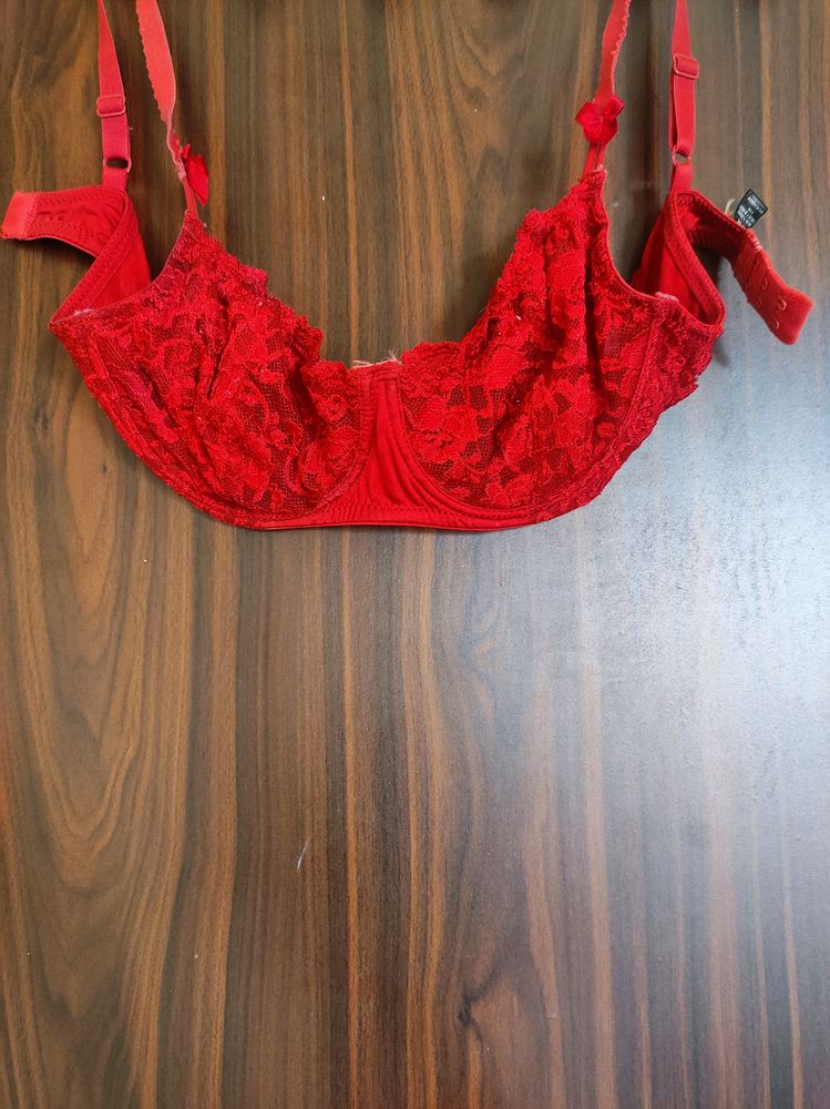 Bwitch Red Lace Bra