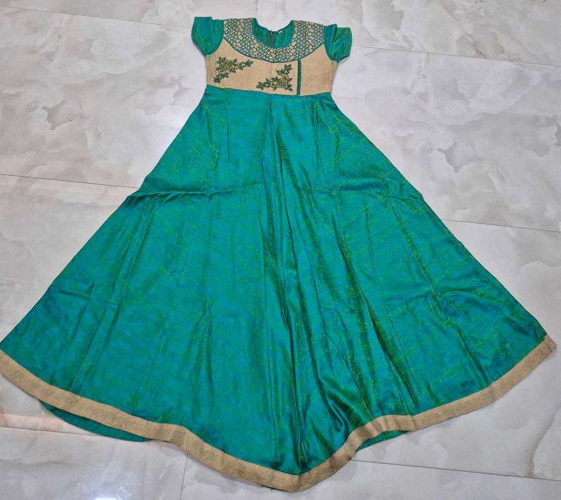 Beautiful Teal Ethnic Gown