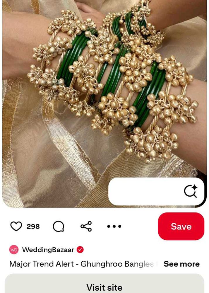 set of 4 Ghungroo Bangles