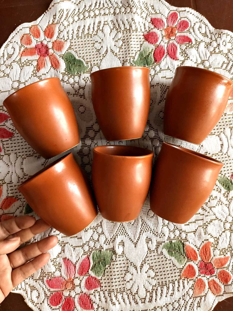Terracotta Cups Set