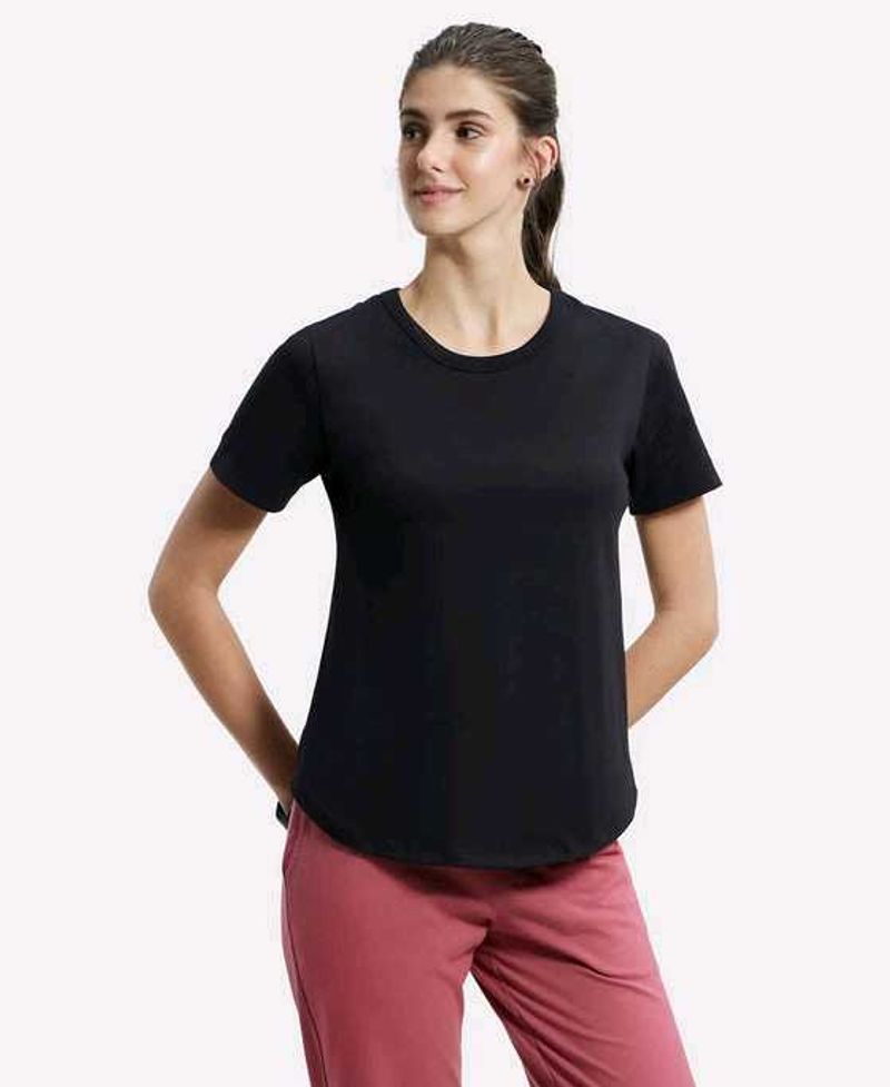 Women's Jockey Black V-Neck T-Shirt