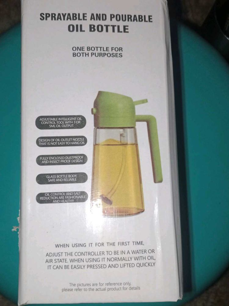 Sprayable &amp; Pourable Oil Bottle