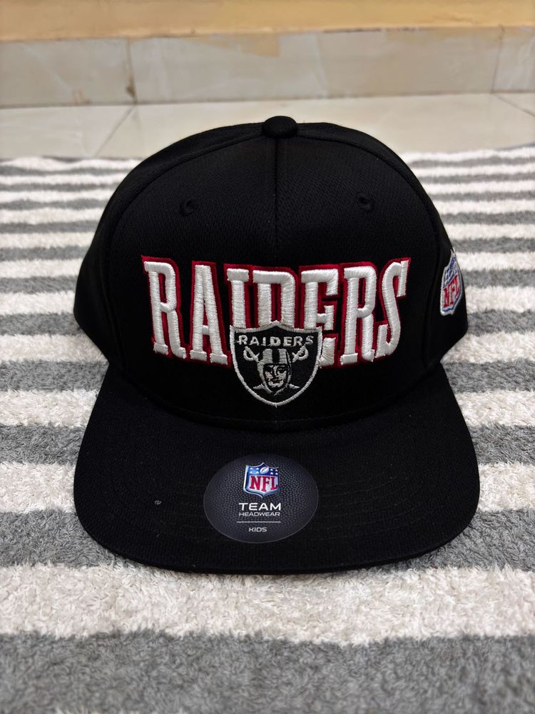 Oakland Raiders New Era Team SnapBack Hat - Black