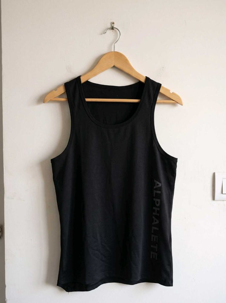 Black Athletic Tank Top