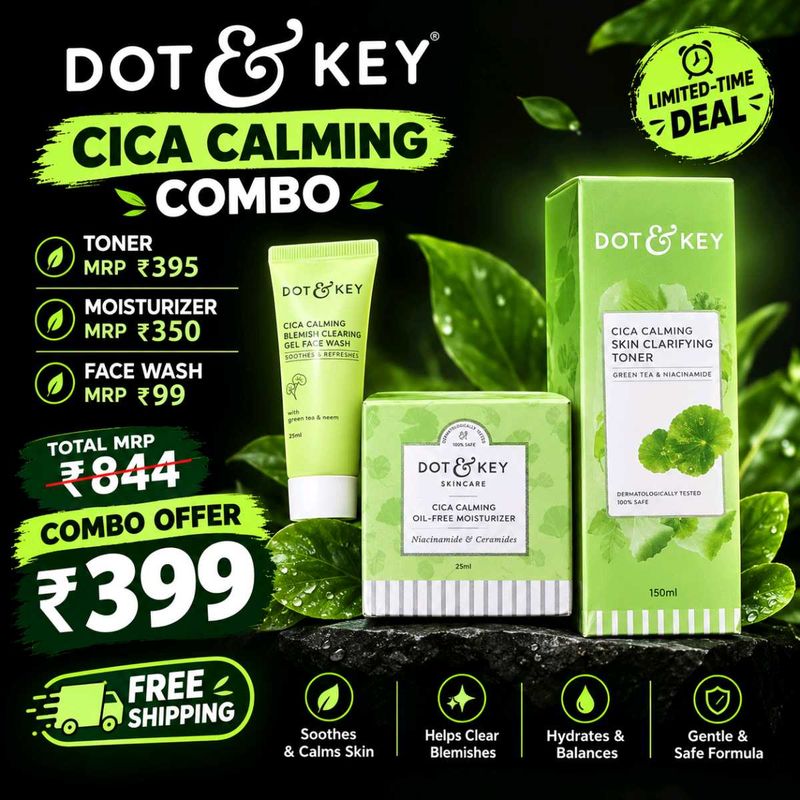 Dot &amp; Key Cica Calming Combo Set
