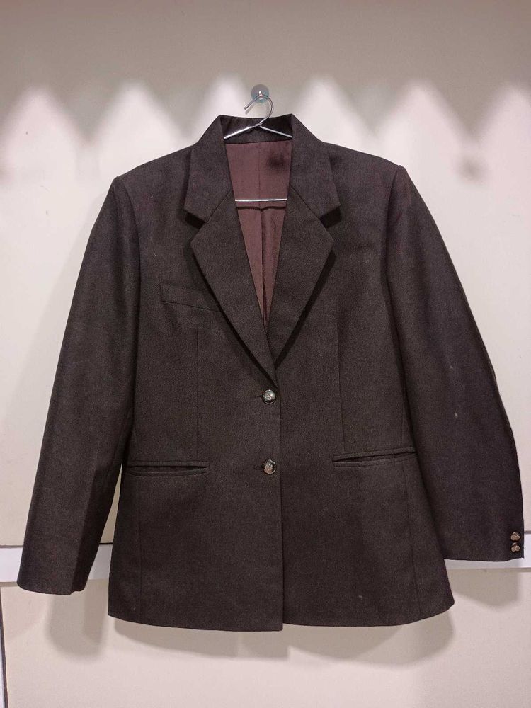 Unisex Blazer Coat Formals Brown