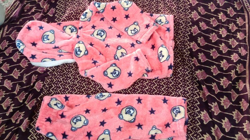 Cozy Bear Fluffy Nightsuit