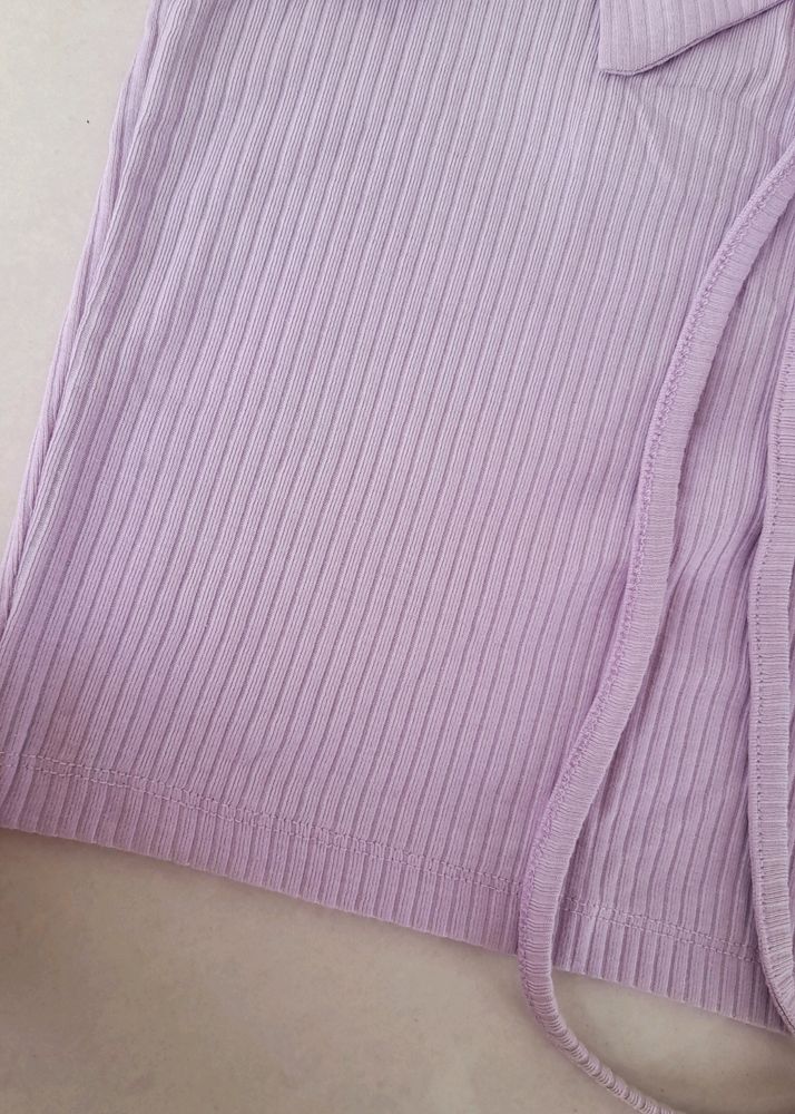 Lavender Fitted Top.