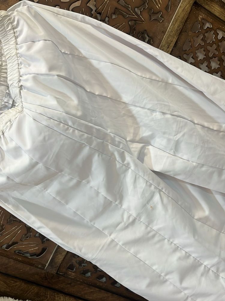 Women's White Palazzo Pants