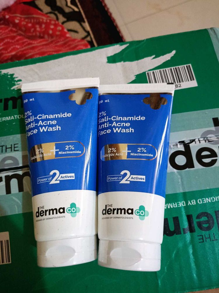 The Derma Co. Anti-Acne Face Wash (2 Tubes)