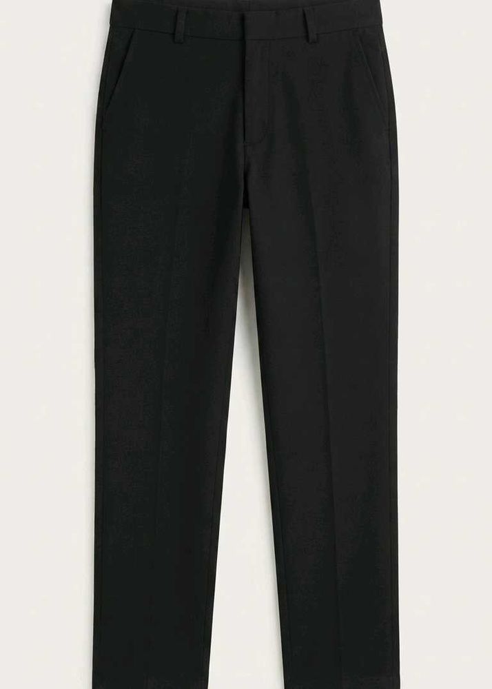 Men's Black Formal Trousers