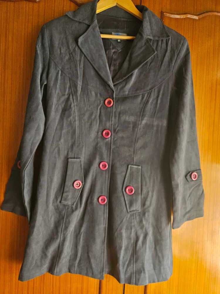 Velvety Coat For Girls