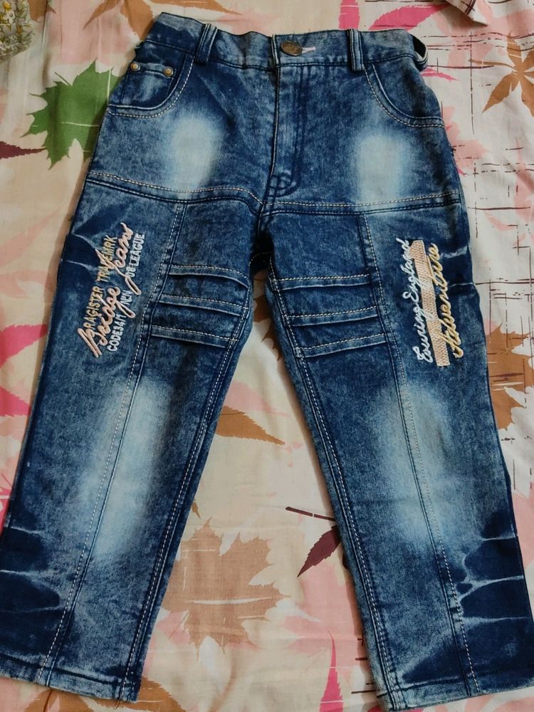 Blue Shaded Geans For Boys/girls