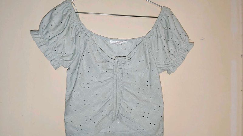 Cute Light Blue Top