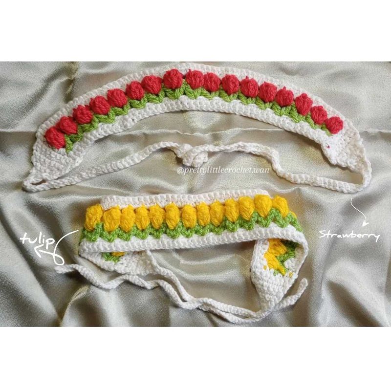 Handmade Crochet Baby Headbands (2 pc)