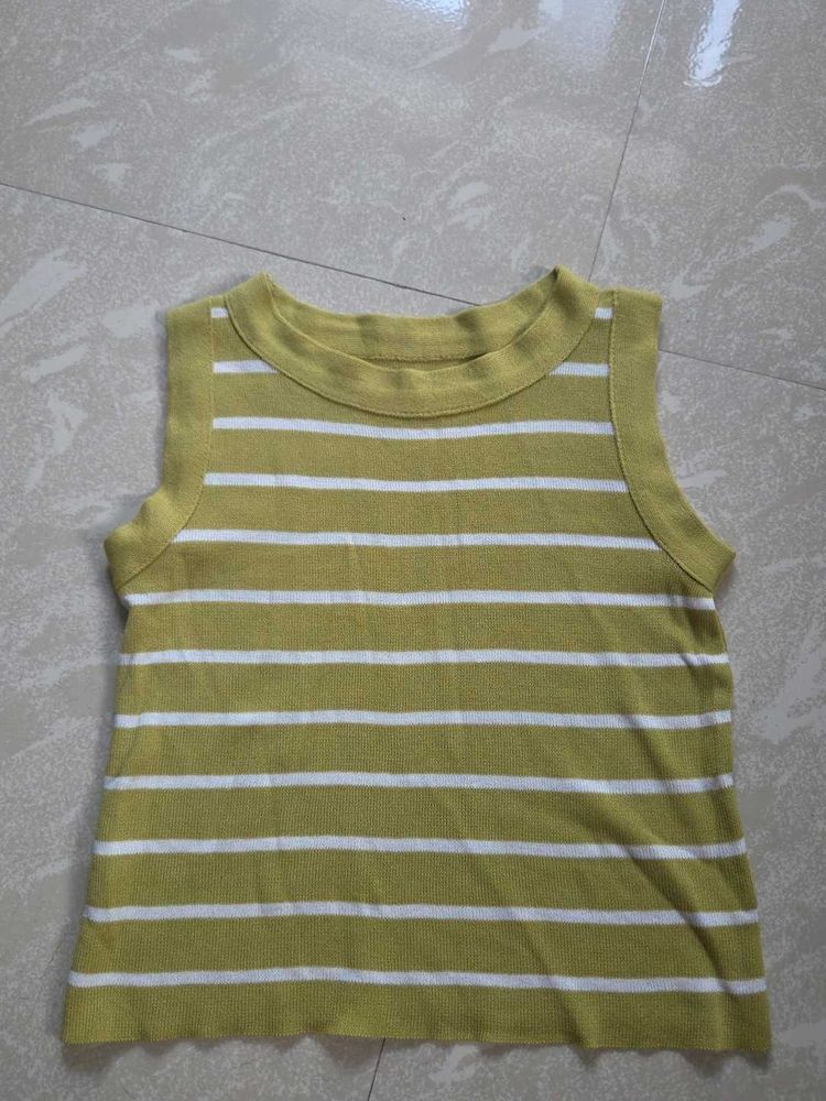Striped Sleeveless Tank Top