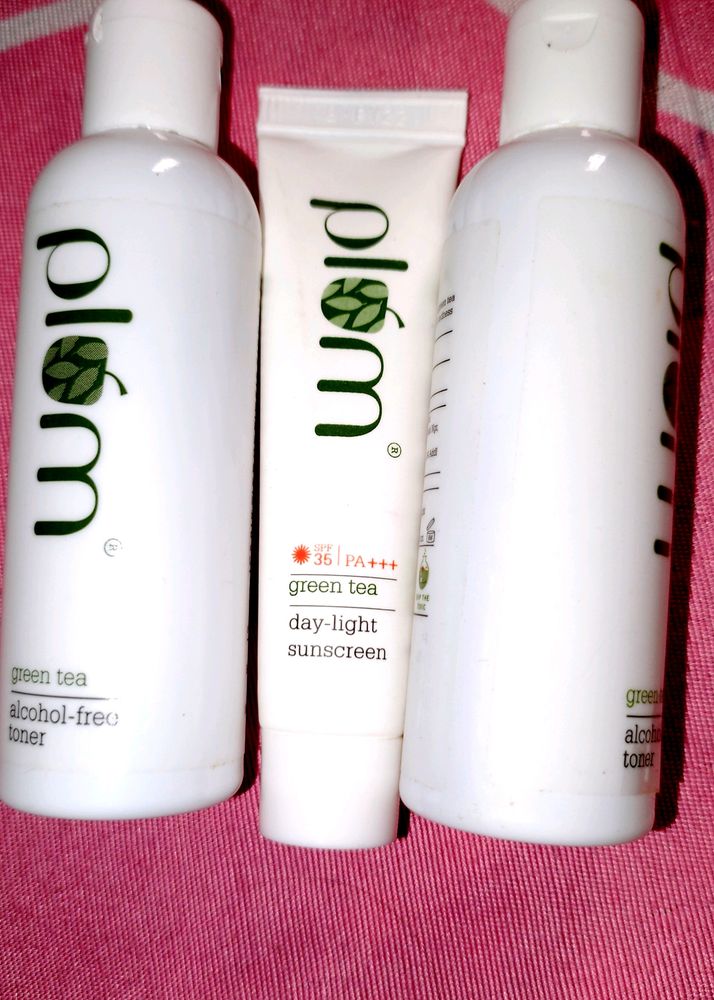 Plum Toner &amp; Sunscreen