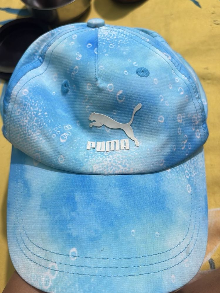 Puma Blue Tie-Dye Baseball Cap