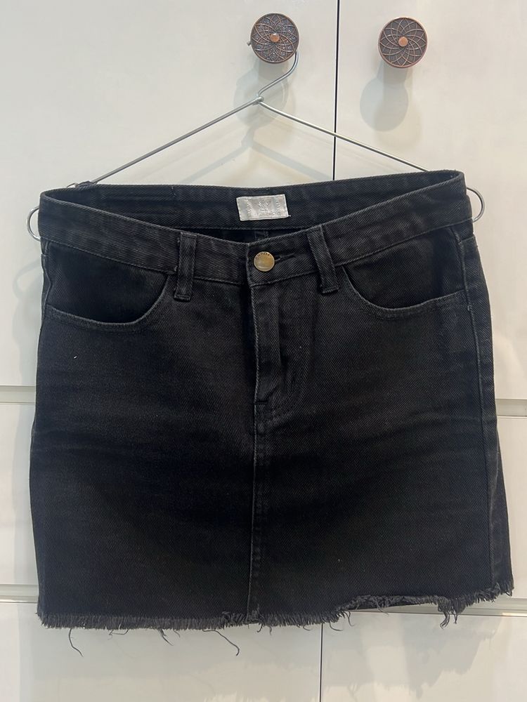 Mini Denim Skirt