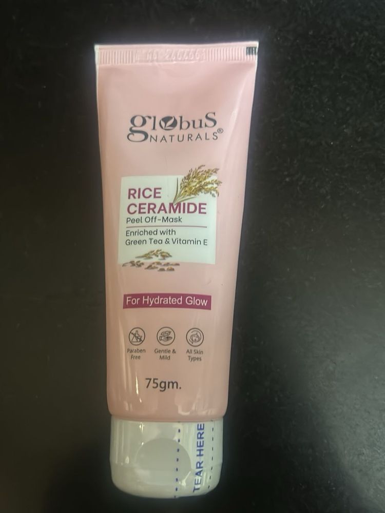 Globus Naturals Rice Ceramide Peel Off Mask