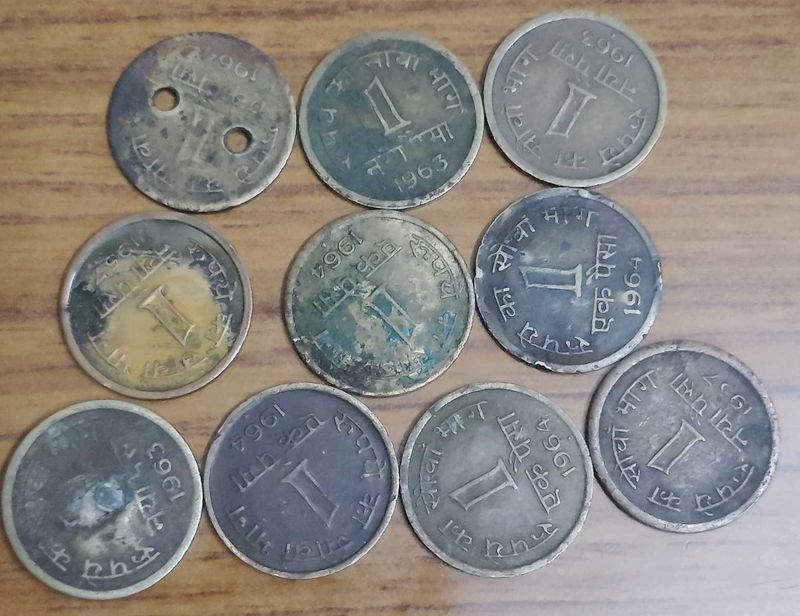 Rare Vintage Indian Coins 10pcs Combo