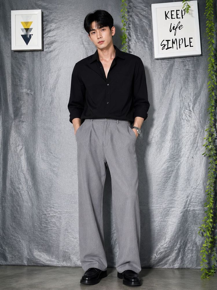 Men's Grey Trousers