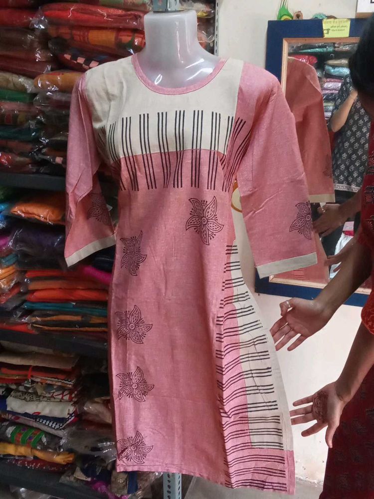 Khadi Material Kurti