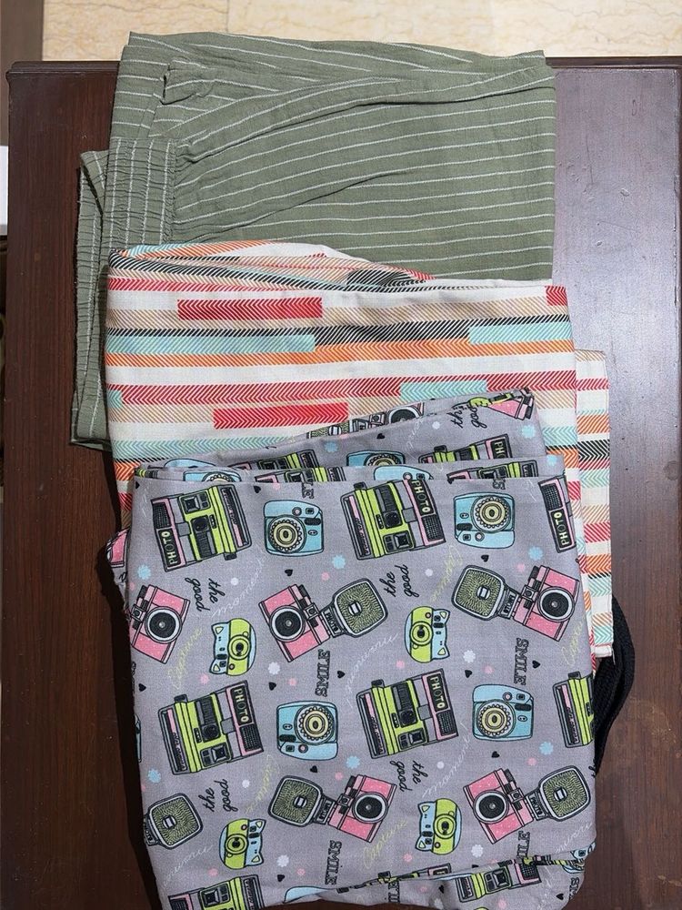 Bundle of 3 Printed Pajamas