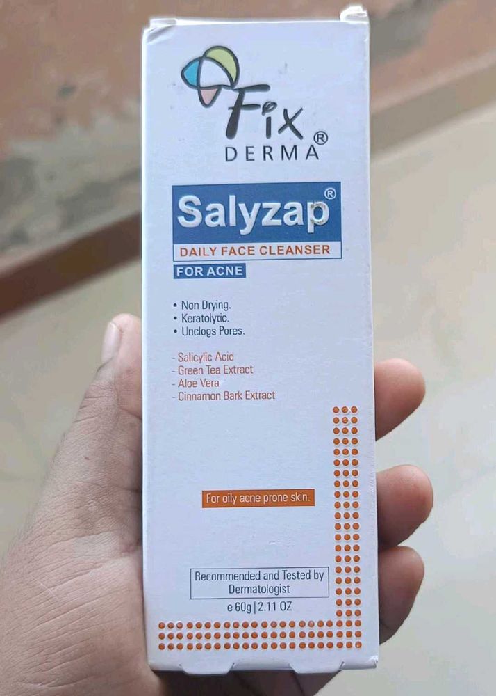 Fix DERMA Salyzap Daily Face Cleanser for Acne