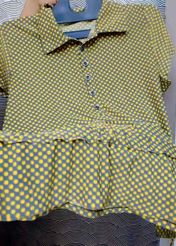 polka dot summer top