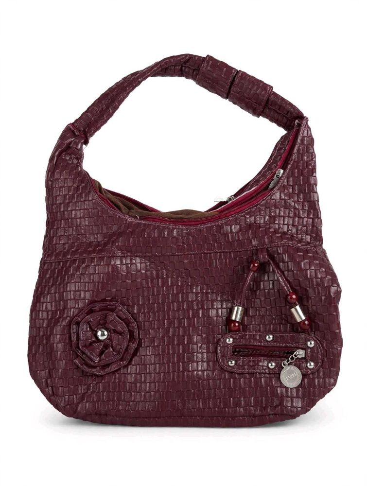 Stylish Textured Hobo Bag