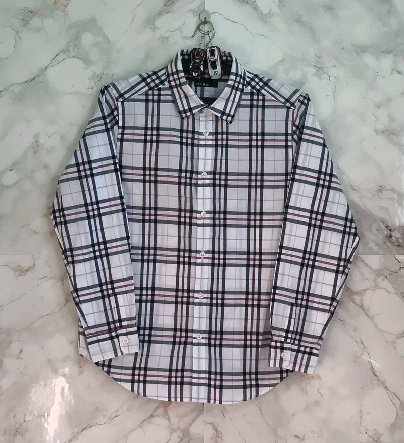 Classic Plaid Long Sleeve Shirt