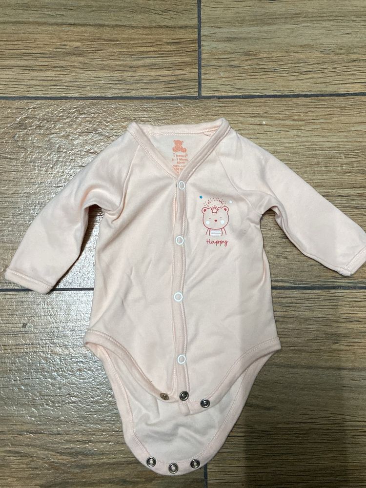 I Bears Cotton Onesie