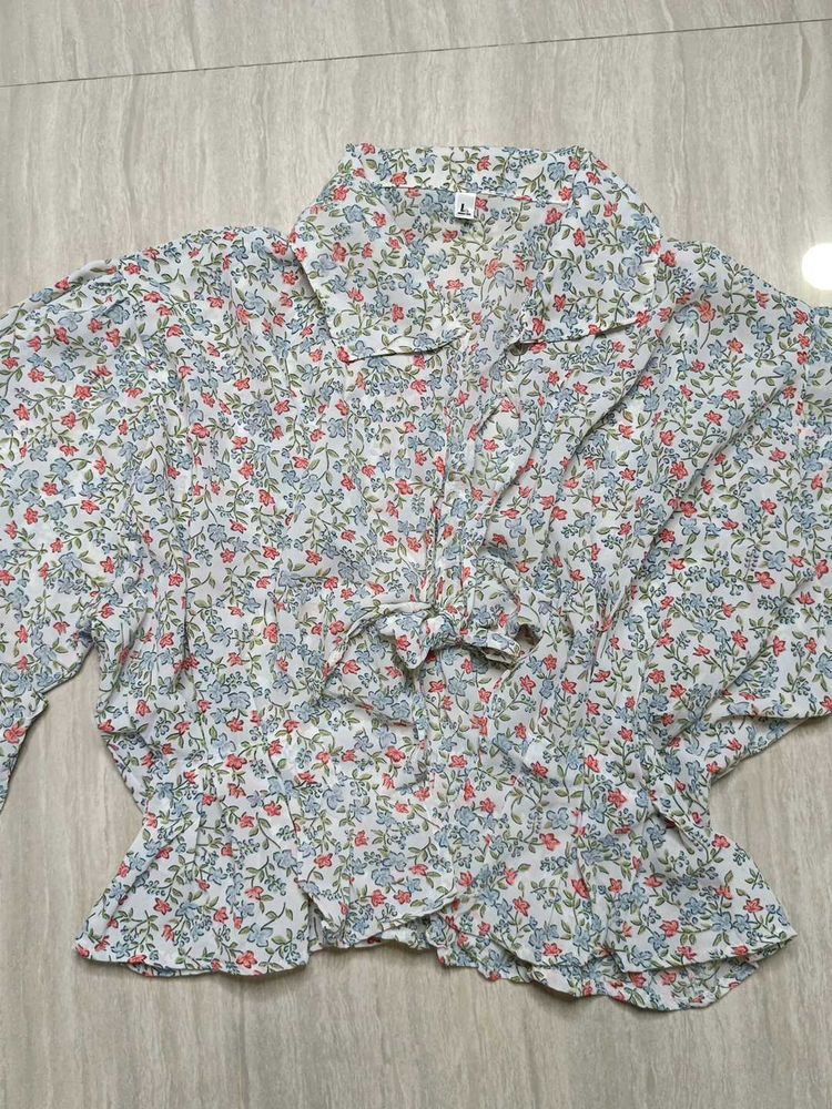 Charming Floral Print Dress
